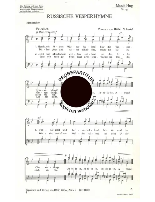 Russische Vesperhymne